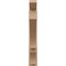 Ekena Millwork 6-in W x 36-in D x 40-in H Balboa Slat Rough Cedar Woodgrain TimberThane Outlooker, Primed Tan OUTUR060X36X40BOA24RCPR - alternate 2
